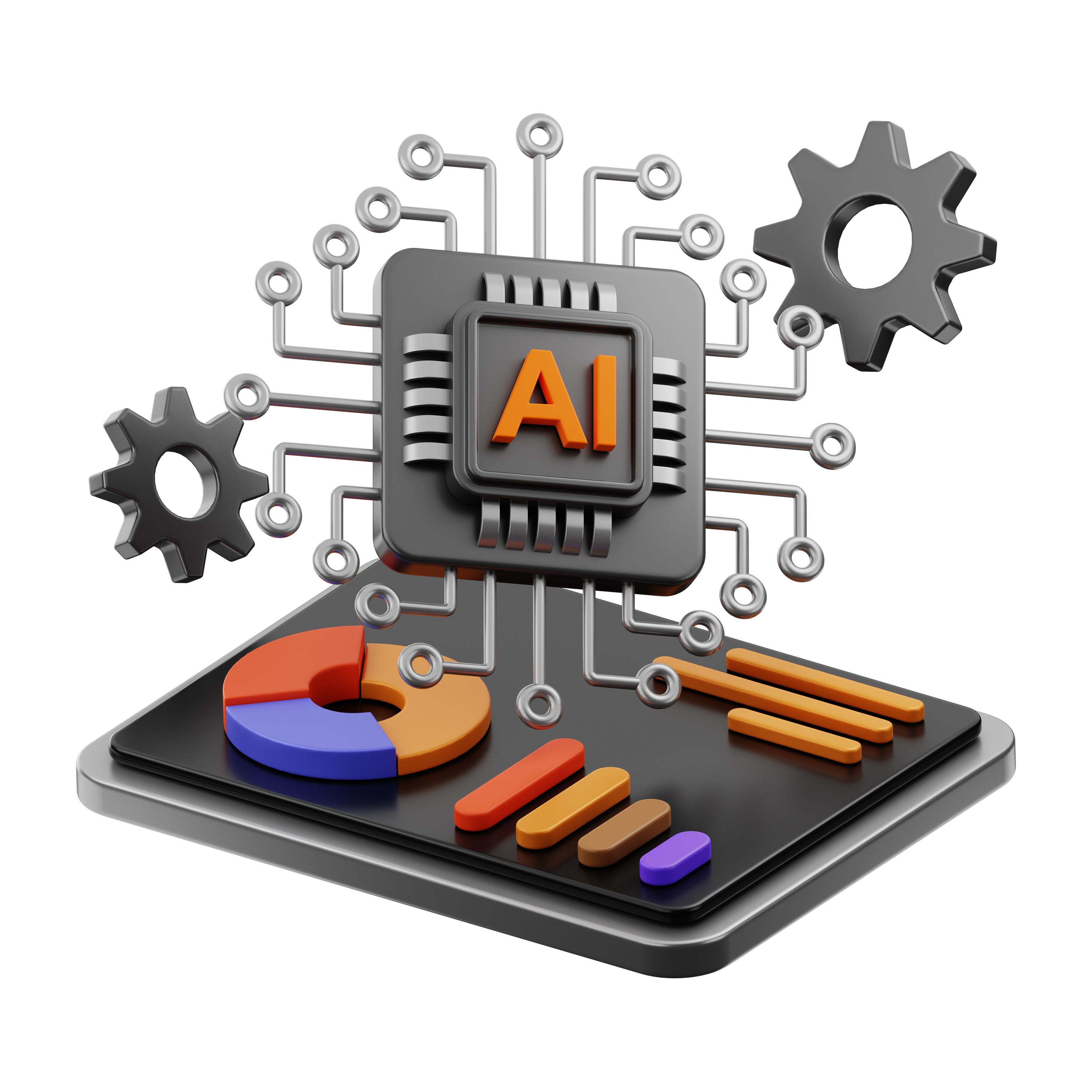 premium-robotic-technology-artificial-intelligence-chip-icon-3d-rendering-isolated-background